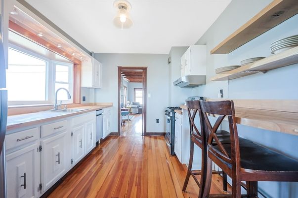 Interior, Kitchen, Wood Texture Flooring