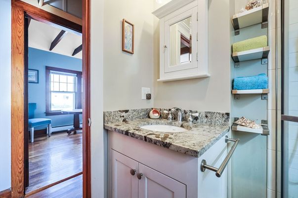Bathroom, Interior, Wood Texture Flooring