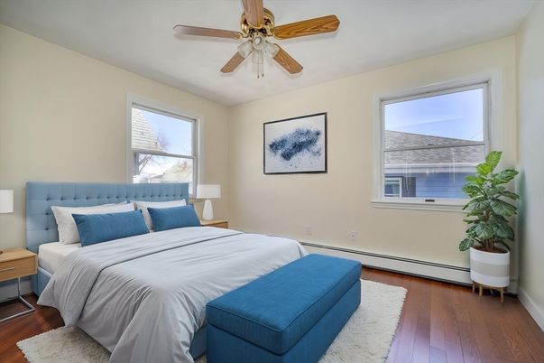 Bedroom, Interior, Wood Texture Flooring