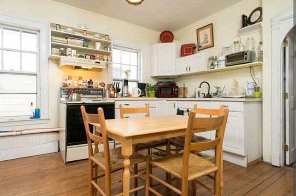 Dining room, Interior, Kitchen, Wood Texture Flooring