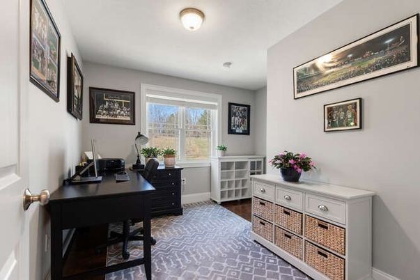 Home Office, Interior, Wood Texture Flooring