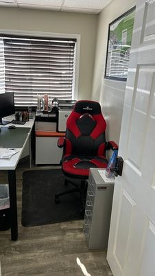 Home Office, Interior, Wood Texture Flooring