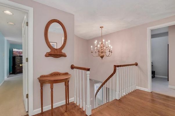Chandelier, Interior, Recessed Lighting, Wood Texture Flooring