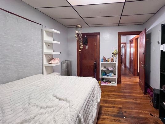 Bedroom, Interior, Wood Texture Flooring