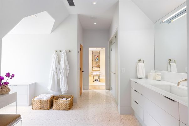 Bathroom, Interior, Recessed Lighting