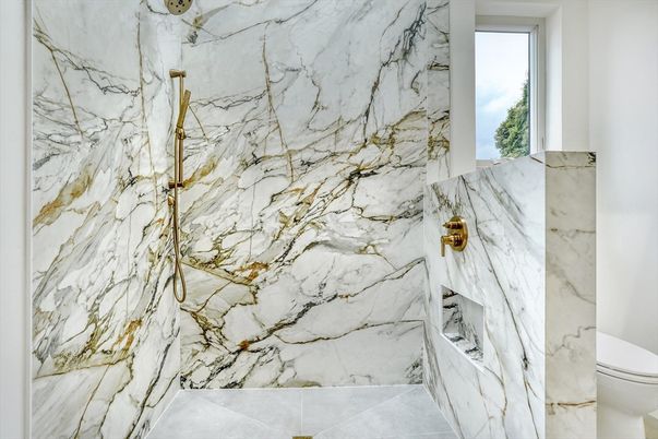 Bathroom, Interior, Marble Walls