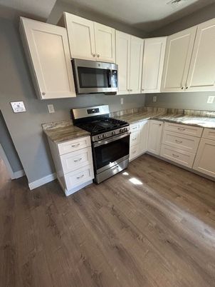 Interior, Kitchen, Wood Texture Flooring