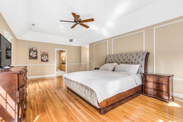 Bedroom, Interior, Wood Texture Flooring