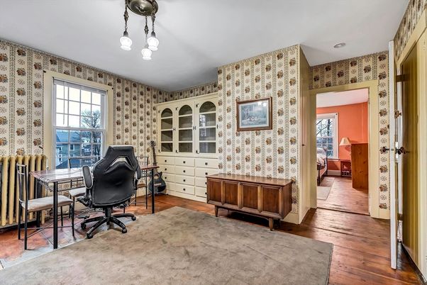 Home Office, Interior, Wood Texture Flooring