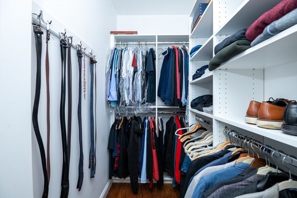 Interior, Walk-in Closets, Wood Texture Flooring