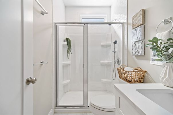 Bathroom, Glass Shower, Interior