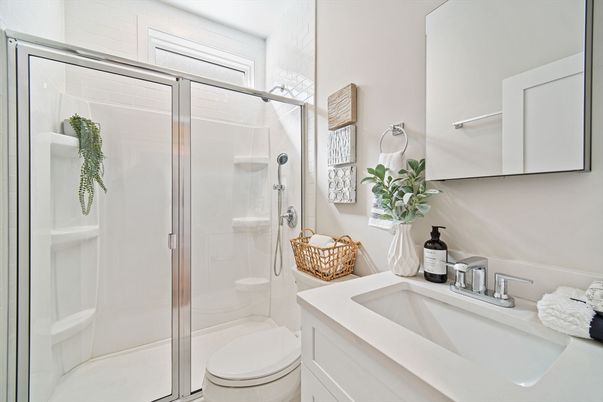Bathroom, Glass Shower, Interior