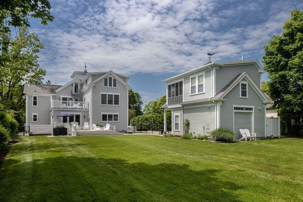 Attached, Backyard, Exterior, Facade, Farmhouse