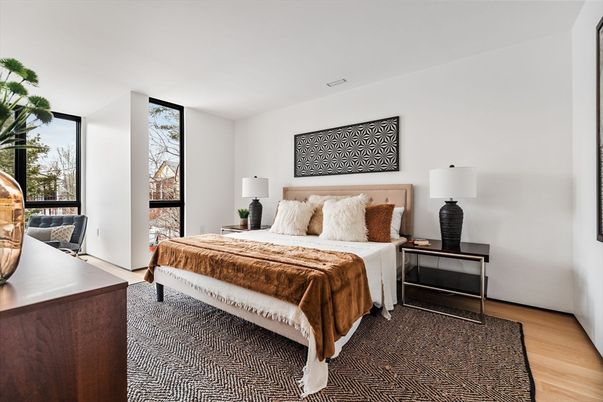 Bedroom, Interior, Wood Texture Flooring