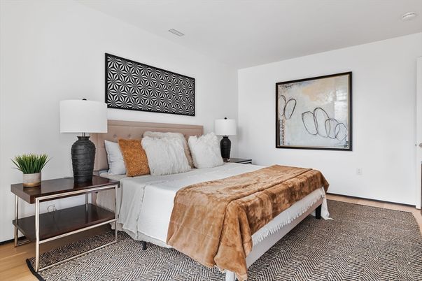 Bedroom, Interior, Wood Texture Flooring