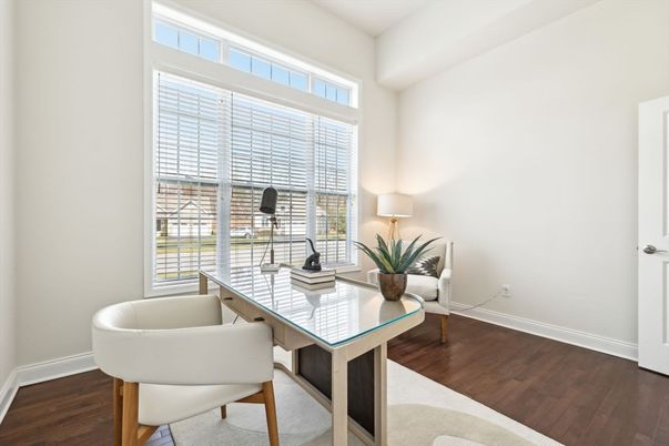 Home Office, Interior, Wood Texture Flooring