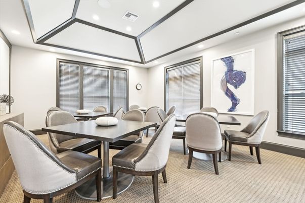 Dining room, Interior, Recessed Lighting