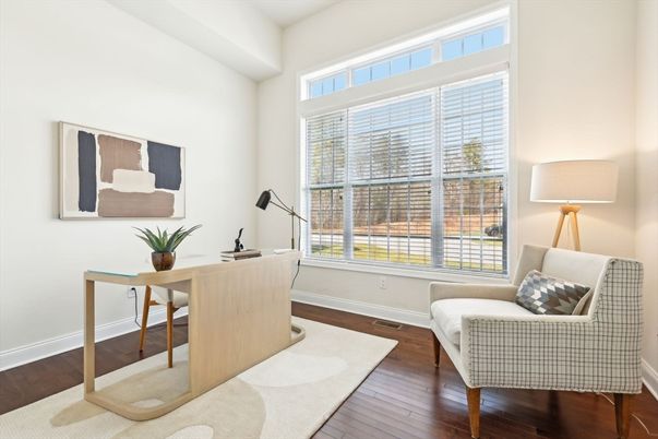 Home Office, Interior, Wood Texture Flooring