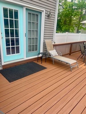 Exterior, Wood Texture Flooring
