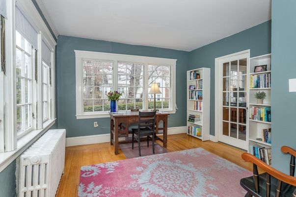 Home Office, Interior, Wood Texture Flooring