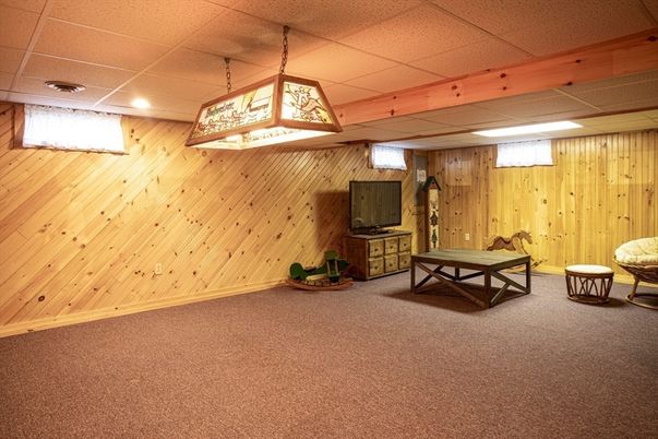 Interior, Recessed Lighting, Wooden Walls