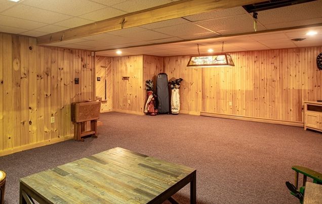 Interior, Recessed Lighting, Wooden Walls