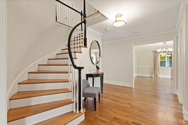 Chandelier, Interior, Wood Texture Flooring