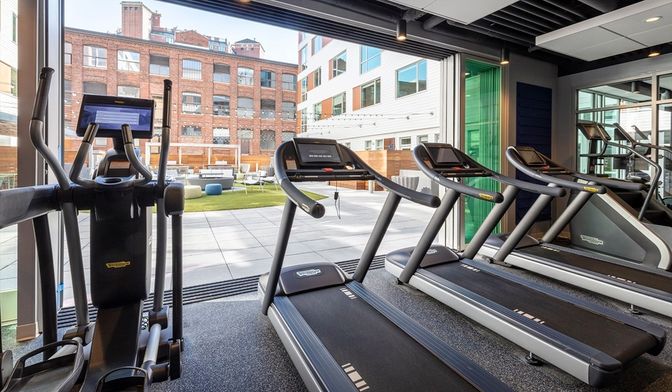 Fitness Equipment, Gym, Interior
