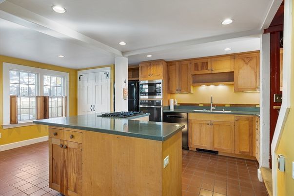 Interior, Kitchen, Recessed Lighting, Stainless Steel Appliances