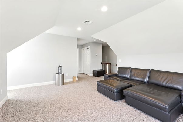 Interior, Living room, Recessed Lighting