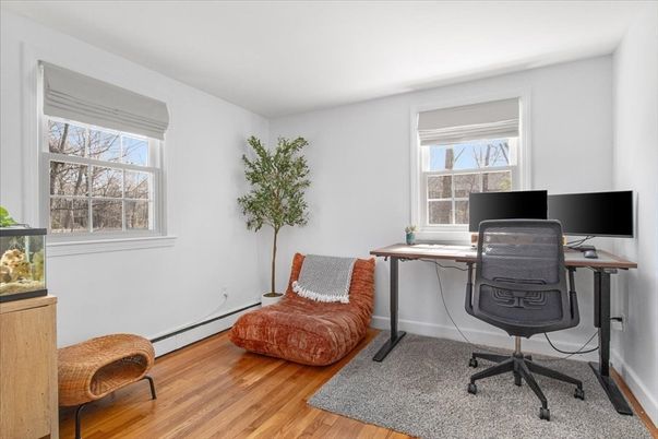 Home Office, Interior, Wood Texture Flooring