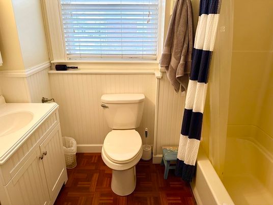 Bathroom, Interior, Wood Texture Flooring
