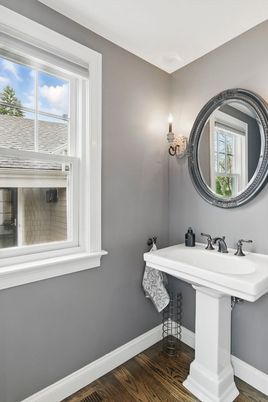 Bathroom, Interior, Wood Texture Flooring