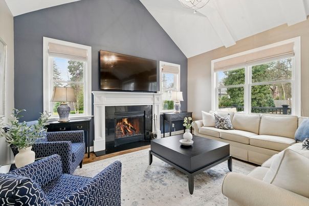 Fireplace, Interior, Living room, Wood Texture Flooring