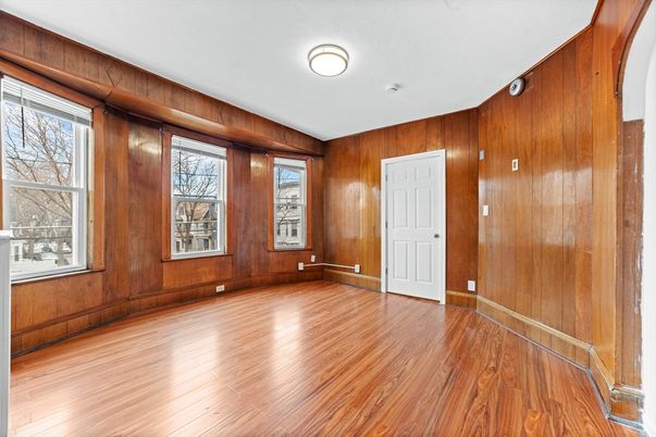 Empty room, Interior, Wood Texture Flooring, Wooden Walls