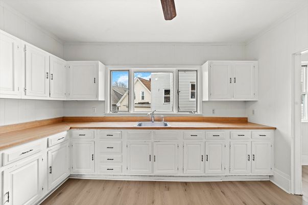 Interior, Kitchen, Wood Texture Flooring
