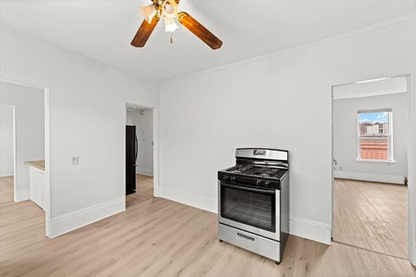 Empty room, Interior, Kitchen, Wood Texture Flooring
