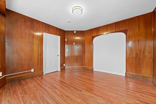 Empty room, Interior, Wood Texture Flooring, Wooden Walls
