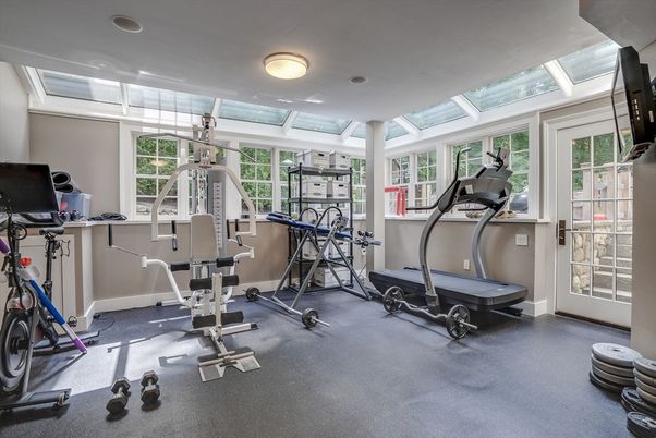 Fitness Equipment, Interior, Recessed Lighting