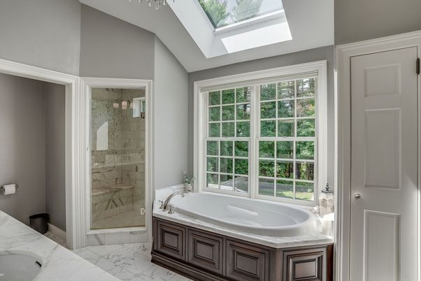 Bathroom, Glass Shower, Interior, Marble