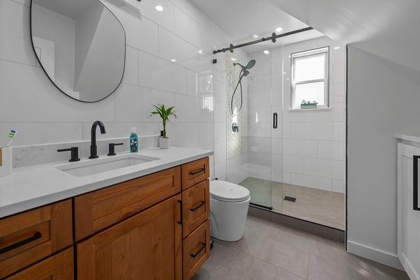 Bathroom, Glass Shower, Interior
