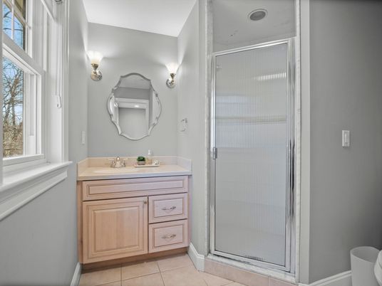 Bathroom, Glass Shower, Interior
