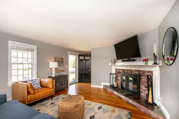 Fireplace, Interior, Living room, Wood Texture Flooring