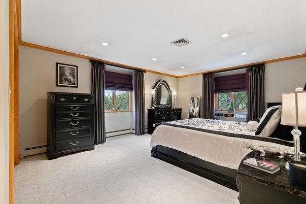 Bedroom, Interior, Recessed Lighting