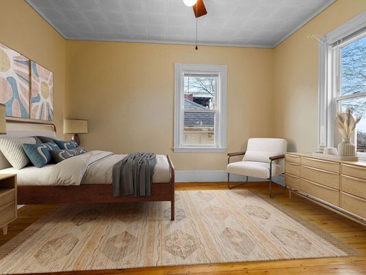 Bedroom, Interior, Wood Texture Flooring