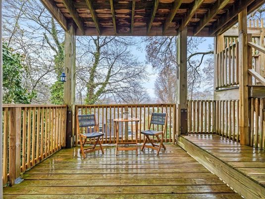 Exterior, Wood Texture Flooring