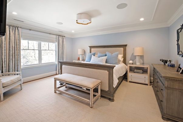 Bedroom, Interior, Recessed Lighting