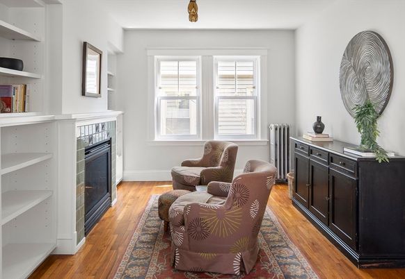 Fireplace, Interior, Wood Texture Flooring