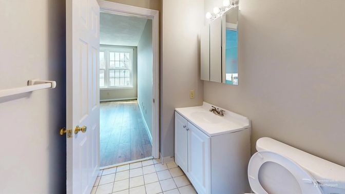Bathroom, Interior, Wood Texture Flooring