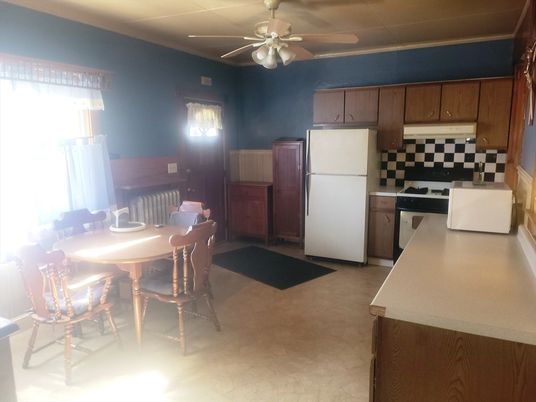 Dining room, Interior, Kitchen